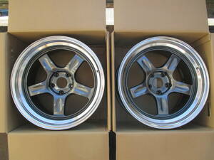 在庫品◆RAYS VOLK RACING 21C 18-11J -30 5H-114.3 VC 2本 ダークガンメタ◆鍛造 FORGED TE37 SL CE28 ZE40 TE37V NE24