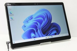 1円スタート タブレットPC Windows11 富士通 ARROWS Tab Q738 第7世代 Core i3 SSD128GB メモリ4GB Windows10 カメラ 13.3インチ