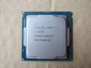 Intel Core i7-8700 3.2GHz/4.6GHz 6コア/12スレッド LGA1151