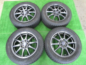 １６インチ中古スタッドレスセット♪　205/55R16　アイスガード６　6.5-16　5H114.3　+40　ウェッズ　ヴェルバ