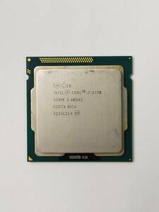 INTEL CORE i7-3770 SR0PK 3.40GHZ■インテル第3世代CPU■ディスクトップ用CPU■部品取り■動作確認済■送料無料◆1