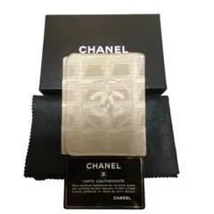 シャネル　CHANEL    財布　ベージュ　カード、シール、箱、袋付