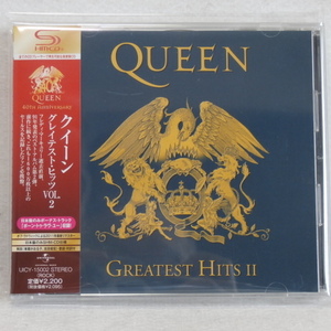 ＜新品同様＞　クイーン　QUEEN　　／　グレイテスト・ヒッツ　Ⅱ　　（SHM-CD　デジタル・リマスター盤)　　帯付　　国内正規セル版