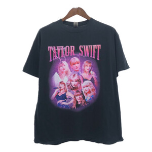 TAYLOR SWIFT テイラースウィフト 半袖Ｔシャツ ブラック (メンズ XL) Q6036