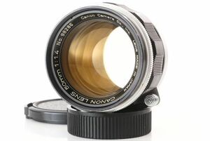 Canon キャノン 50mm F/1.4 Leica Lマウントレンズ 単焦点 オールドレンズ