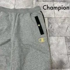 Champion sweat pants パンツ ビッグ刺繍ロゴ 裾ドローコード