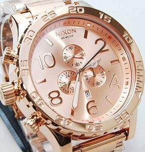 NIXON ニクソン A037897　THE 42-20 CHRONO　ALL ROSE GOLD　メンズ ニクソン クロノ 腕時計