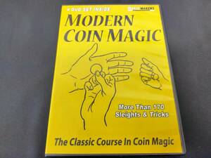 【D126】MODERN COIN　MAGIC　モダンコインマジック　4枚組　コイン　クロースアップ　DVD　マジック　手品