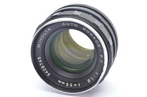 【外観並級】MINOLTA ミノルタ AUTO ROKKOR-PF 55mm F1.8　#s6451