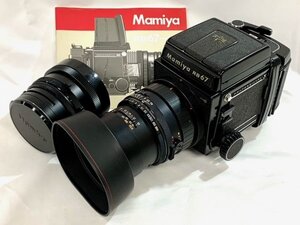 【中古品/動作未確認】Mamiya マミヤ フィルムカメラ RB67 PROFESSIONAL S レンズ計2個付【送料別】TD1117