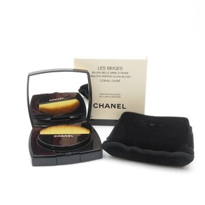 美品 CHANEL シャネル レ ベージュ ヘルシー グロウ ブラッシュ コライユ ジーヴレ チークカラー 11g 頬紅 フェイスカラー 残量多 BU4588Q