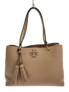 TORY BURCH◆トートバッグ/レザー/PNK