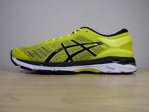 ◇ asics アシックス GEL-KAYANO 24 ゲル カヤノ 【TJG957】◇ 26.0cm スニーカー ランニング イエロー