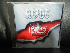 (21)　 AC/DC　　/　 　THE RAZORS EDGE　　　　日本盤　 　ジャケ、日本語解説経年の汚れあり　　