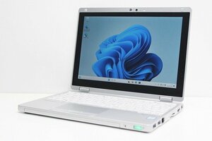 1円スタート ノートパソコン Windows11 2in1PC Panasonic レッツノート CF-RZ6 Windows10 第7世代 Core i5 SSD256GB メモリ8GB 軽量745g