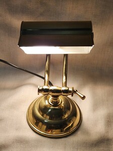 ミニピアノランプ　デスクライト　照明　ゴールド　アンティーク　ヴィンテージ　アメリカン　ミッドセンチュリー