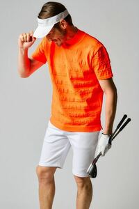 【美品】ウノピュウノウグァーレトレゴルフ1piu1uguale3GOLF/戸賀敬城コラボニットショーツKNIT SHORTS/GRK047-POE425/ホワイト/サイズ5