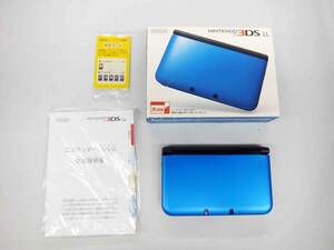 Nintendo 3DSLL　本体　任天堂　3DSLL　ブルー　3DSソフト　3DS メトロイドプライム フェデレーションフォース　タッチペンなし　電源なし