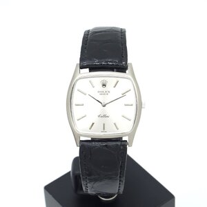 ロレックス チェリーニ 3805 手巻き OH 外装仕上済み 1年保証 1970年製 シルバー ROLEX CELLINI W0240