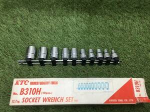 【未使用品】KTC ソケットセット　1/2 8mm～24mm 10点入り　B310H IT266JPHSNH0