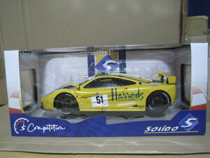 ソリド　 1/18 マクラーレン　F1 GTR　ルマン　#51　HARRODS