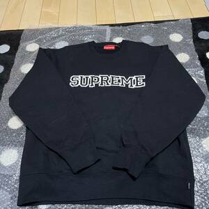 supreme Shattered Logo Crewneck 21fw シュプリーム シャッターロゴ クルーネック　スウェット　ブラック M パーカー トレーナー 