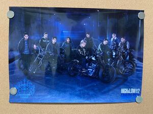High&LOW THE MOVIE 2 クリアポスター ☆