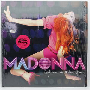 2LP US盤 シュリンクあり Madonna Confessions On A Dance Floor / マドンナ ピンクヴァイナル カラーレコード