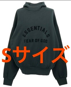 新品　未使用品　正規品　FOG ESSENTIALS 黒　FEAR OF GOD フォグ　エッセンシャルズ　エフオージー　 フーディー　パーカー　S size JET