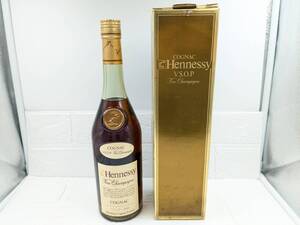 1円～【未開栓 古酒】ヘネシー VSOP スリムボトル グリーンボトル 700ml 40% Hennessy ブランデー 箱付き