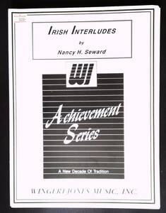 送料無料/吹奏楽楽譜/ナンシー・スワード：アイリッシュ・インタールード/試聴可/スコア＆パート譜セット