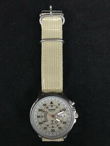 C943★LAD WEATHER 腕時計 ソーラー電波 メンズ腕時計 ベージュカラー 稼働品