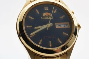 稼働品 オリエント デイデイト ゴールド 自動巻き メンズ 腕時計 ORIENT