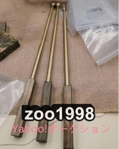 護摩杓(三本一組) 大型 (長さ53cm)◆護摩で使われる仏具・密教法具・寺院仏具・護摩器