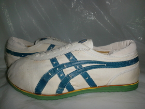 ★`70sヴィンテージ asics/Onitsuka Tiger マラップ布 SP `70s日本製アシックス オニツカタイガー マラップ布 SP 試着程度 稀少サイズ