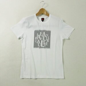 r6a050402★Jean Paul GAULTIER ジャンポールゴルチエ フロントプリント Tシャツ 48