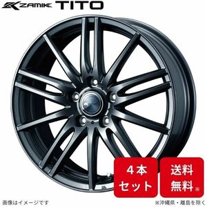 ウェッズ ホイール ザミック ティート アコード CL7/CL8/CL9 ホンダ 18インチ 5H 4本セット 0040255 WEDS