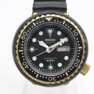 448)【1円スタート♪】セイコー SEIKO 7549-7000 プロフェッショナル ダイバー デイデイト クォーツ メンズ腕時計 ジャンク品