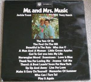 Jackie Trent Tony Hatch『Mr. And Mrs. Music』2LP Soft Rock ソフトロック