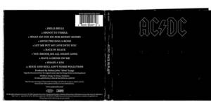 【輸入盤CD】「BACK IN BLACK / AC/DC　バック・イン・ブラック 」 