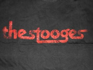 ★イギー ポップ アンド ザ・ストゥージス Tシャツ Iggy Pop and The Stooges ロゴ 黒 S 正規品 ロックTシャツ