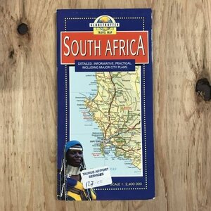 地図　海外　南アフリカ　South Africa　Globetrotter Travel Map　1:2400000