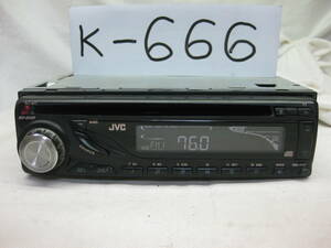 K-666　JVC　ビクター　KD-S550　1Dサイズ　CDデッキ　故障品