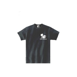 【パロディ黒L】5ozニャンバランス小1ポイントTシャツ面白いおもしろうけるネタプレゼント送料無料・新品