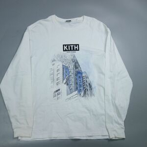 KITH NYC キス ニューヨークシティー ニューヨーク店限定 ロンT 長袖Tシャツ カットソー 白 メンズ L