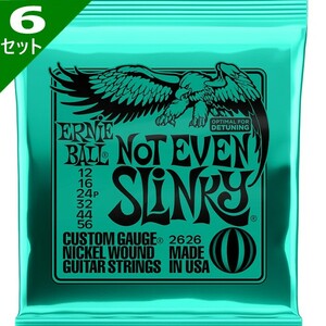 6セット ERNIE BALL #2626 Not Even Slinky 012-056 アーニーボール エレキギター弦