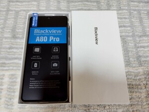 Blackview A80pro SIMフリー グラディエントブルー