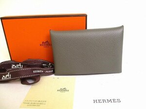 【未使用保管品】 エルメス HERMES エバーカラー カルヴィ カードケース 名刺入れ パスケース IDケース メンズ レディース