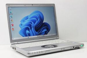 1円スタート ノートパソコン Windows11 Panasonic レッツノート CF-SZ6 DVDマルチ 第7世代 Core i5 SSD256GB メモリ8GB WPS office搭載