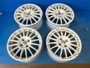 OZ RACING OZレーシング 16インチ 16×7J +37 100/4穴 中古4本　希少　PCD100　5穴